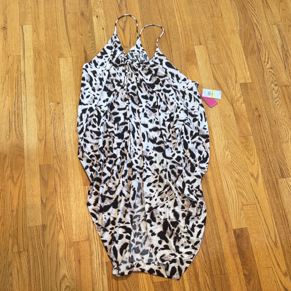 NWT Vince Camuto Leopard Print Dress Women’s M/L